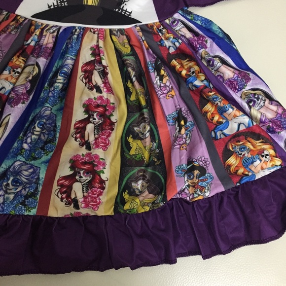 Princess Belle Ariel Aurora Halloween Twirl Dress - Picture 6 of 9